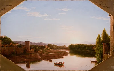 Vista del Arno, cerca de Florencia, 1837